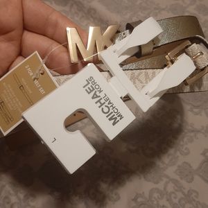 Michael Kors 2 pack belts size L 42 inches long new w tags